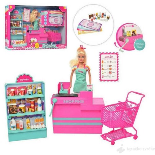 Defa Lucy kasirka u supermarketu Slike