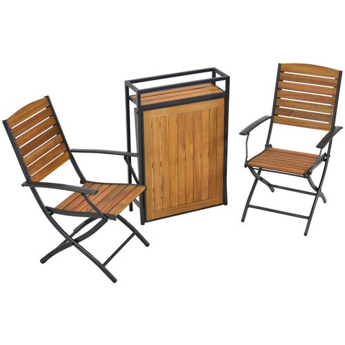 Gardenson set za balkon santorin, 3-Delno, aluminij, masivno Slike
