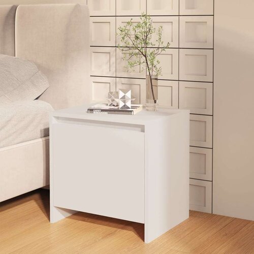 VidaXL noćni ormarići 2 kom bijeli 45 x 34 x 44,5 cm od iverice Slike