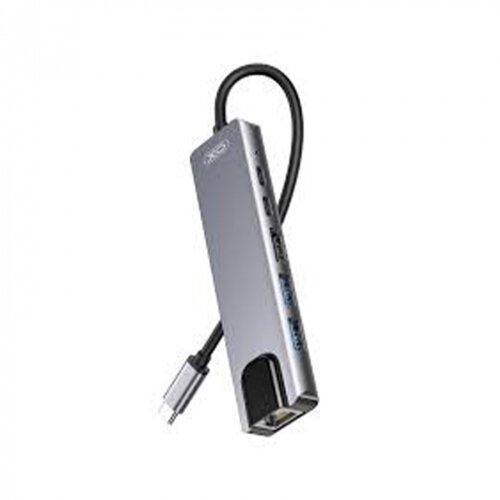 XO HUB013 USB Type-C Multi-hub 6in1 Slike