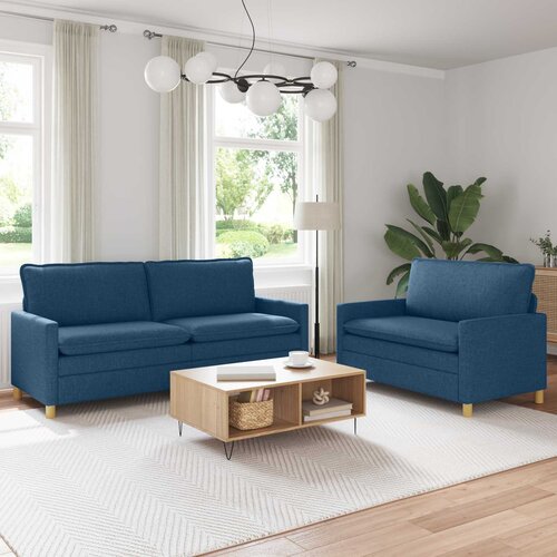  Set sofe 2 kom. Plava Tkanina Cijene