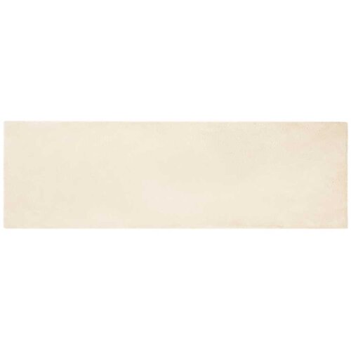 VidaXL Faux Rabbit Fur Rug Krema 80 x 250 cm Poliester Slike