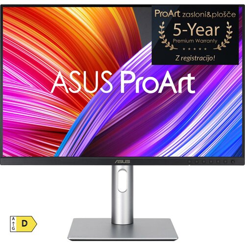 Asus monitor 60,5 cm (23,8") PA248CRV 1920x1200 grafično oblikovanje 75Hz ips 5ms 2x hdmi displayport usb-c 96W dp-out 3xUSB3.2 pivot zvočniki sRGB100% HDR10 proart barvna natančnost d, (20871140) Cene