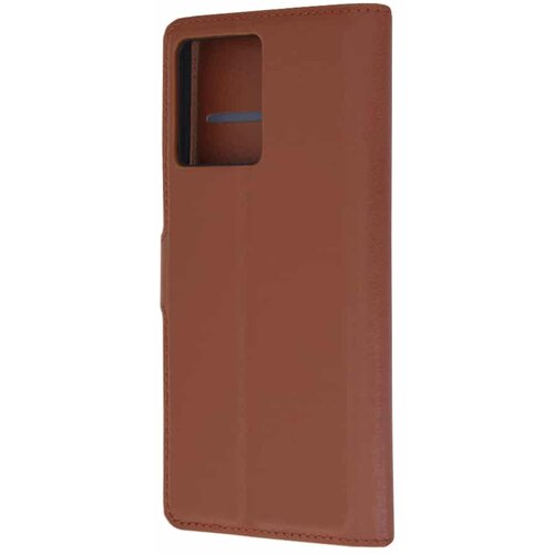 Techsuit Leather Folio preklopna maska za Motorola Edge 50 Ultra &amp;ndash; smeđa Slike