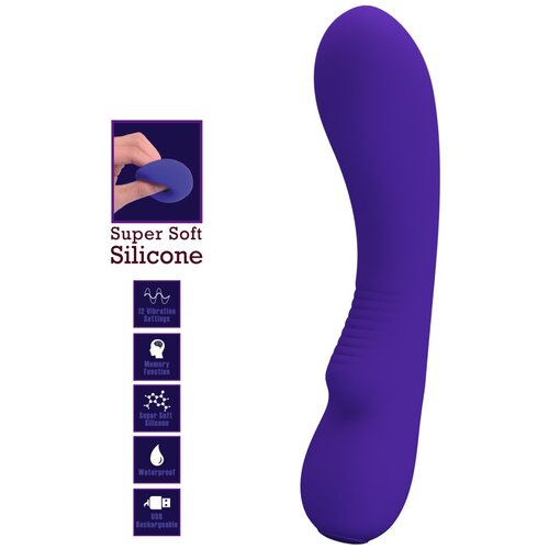 Pretty Love 2024 Vibrator Pretty Love Matt Purple Slike