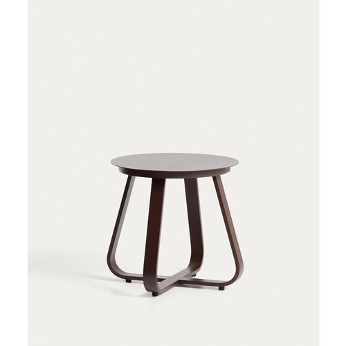 Kave Home Metalni okrugao vrtni stolić &oslash; 48 cm Tamaris &ndash; Cijene
