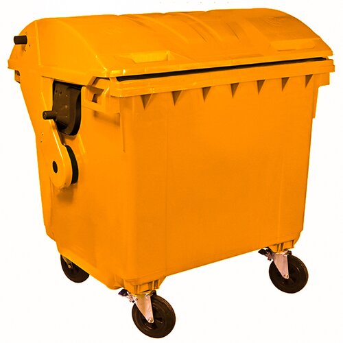  plastični kontejner 1100l sa polukružnim poklopcem narandžasta 2008-11 Cene
