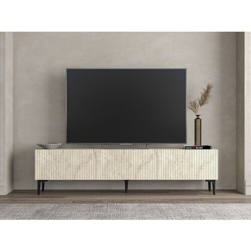 Hanah home Oscar - Travertine Travertine TV Stand Cene
