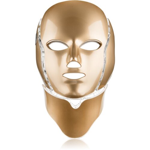 Palsar7 LED Mask Face and Neck negovalna maska LED za obraz in vrat Gold 1 kos Slike