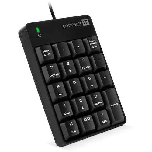 Connect IT CKB-0060-BK - Žičana numerička tastatura, crna Cene