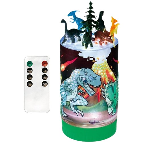 Noćna svjetiljka sa &amp;quot;dijamantnim&amp;quot; slikama dinosaura Slike