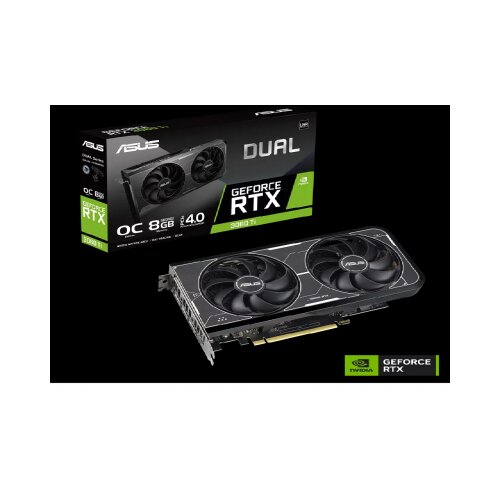 Asus VGA DUAL-RTX3060TI-O8GD6XNVIDIA GeForce RTX 3060 TI8GB GDDR6X 256bit;HDMI,3xDP Cijene