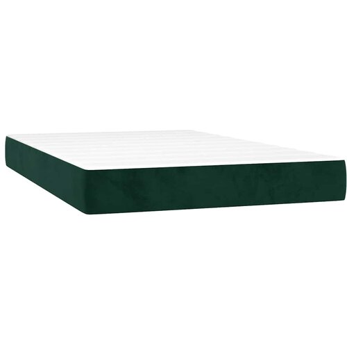  Krevet box spring s madracem LED tamnozeleni 120x200 cm bar&amp;scaron;un Slike