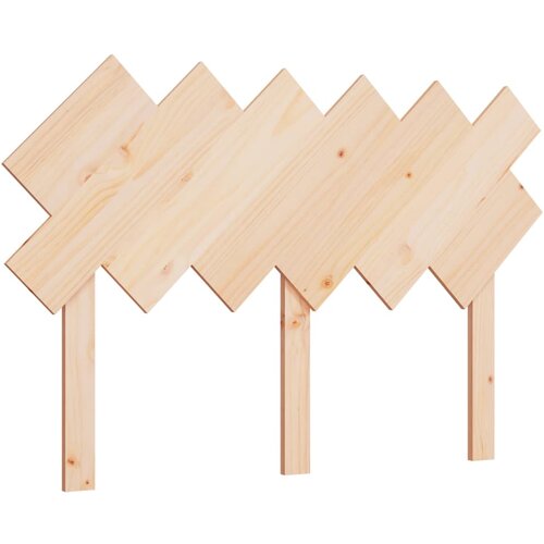 Maison Chic posteljno vzglavje - vzglavna omarica - nočna omarica 132x3x81 cm trdna borovina, (21704409) Slike
