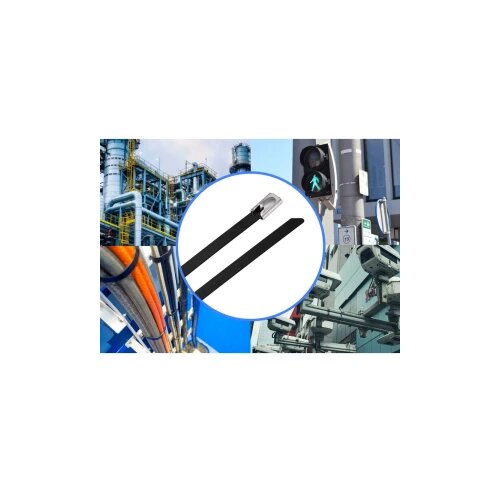 TRU COMPONENTS TC-12656600 Čelične kabelske vezice 360 mm 4.6 mm AISI 316 s premazom 100 St. Cijene