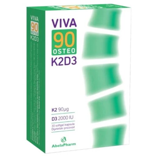 Abela pharm K2D3 90 Osteo, 30 kapsula Slike
