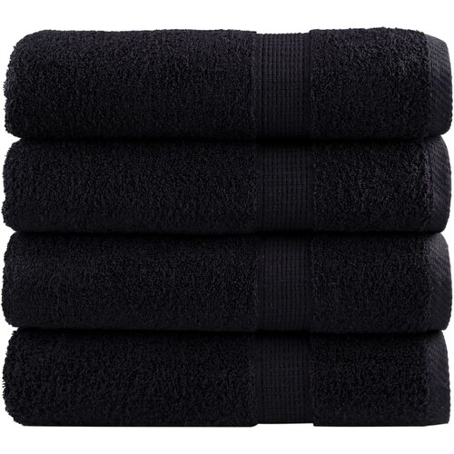 Premium ručnici za ruke SOLUND 4 kom. crni 50x100 cm 600 g/m&sup2; Cijene