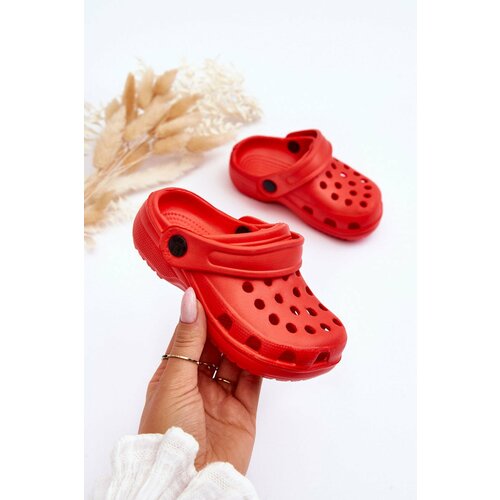 Kesi Crocs Slides Red Percy Foam Slike