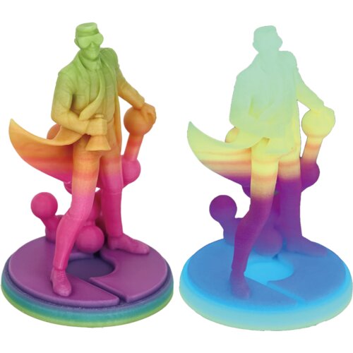 Polymaker Panchroma&amp;trade; PLA Gradient Luminous Rainbow - 1,75 mm / 1000 g Slike