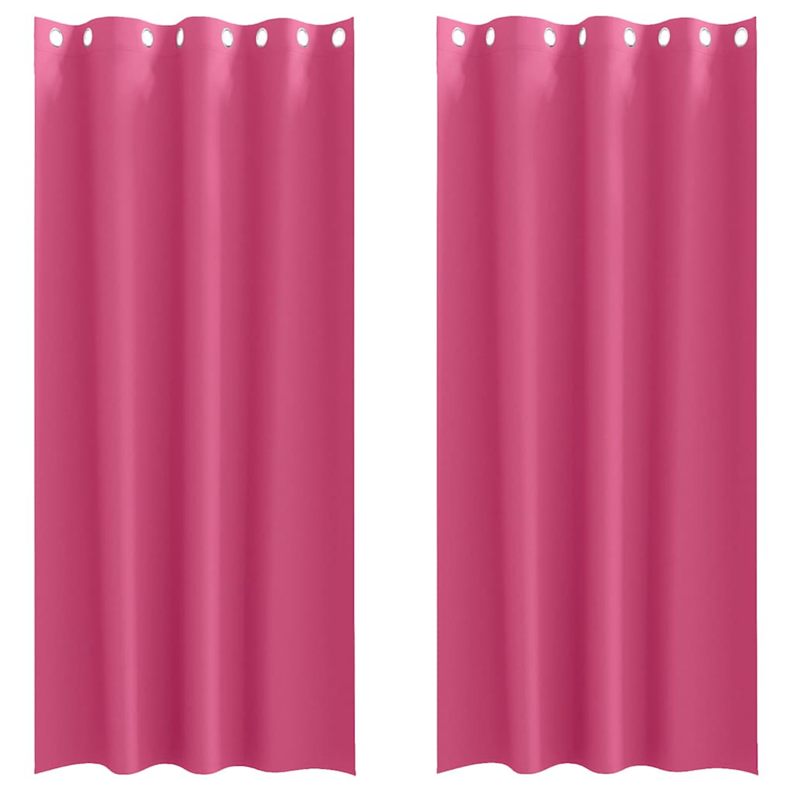 vidaXL Zavese za zatemnitev z obroči 2 pcs Svetlo roza 260 x 140 cm, (5000148964) Cene