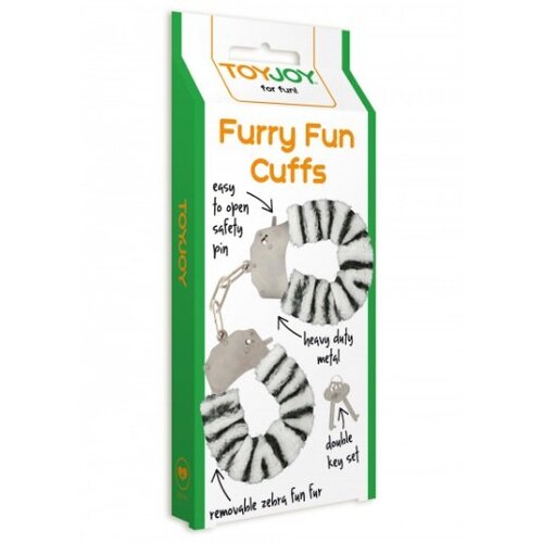 Toy Joy 2019 ErotiČne Lisice Furry Fun (zebra) Cene