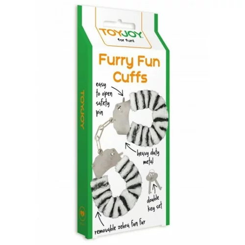 Toy Joy 2019 ErotiČne Lisice Furry Fun (zebra)