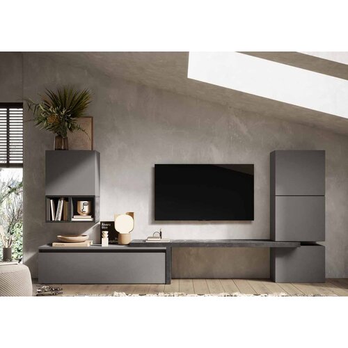 LC Mobili TV ormari u kriljasto/olovno sivoj boji INFINITY 2.0 900018-ADPB Slike