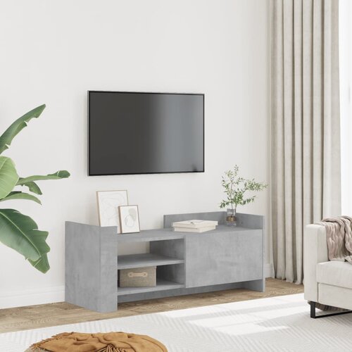 TV ormarić boja betona 100 x 35 x 40 cm od konstruiranog drva Cijene