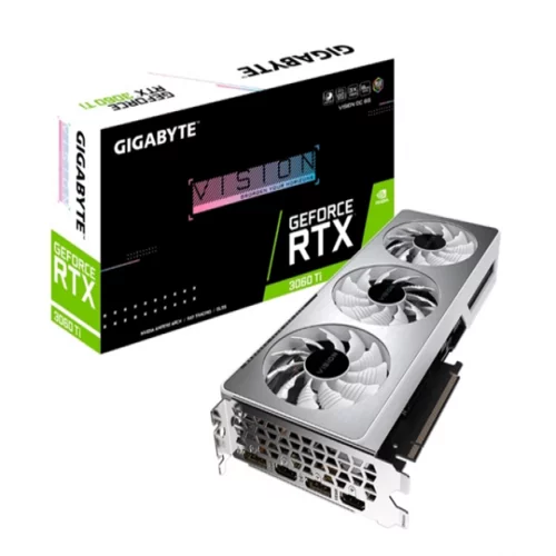 Gigabyte Grafična kartica GeForce RTX 3060 Ti VISION OC 8G, 8GB GDDR6, PCI-E 4.0 - GV-N306TVISION OC-8GD 2.0