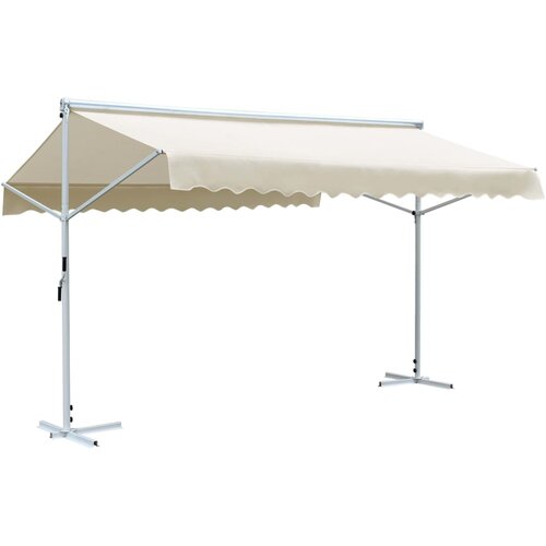  Samostojeća tenda 4 x 3 m krem Slike