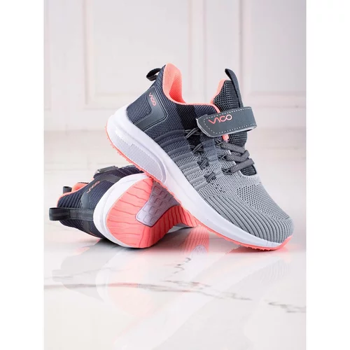 VICO light sports shoes grey for kids