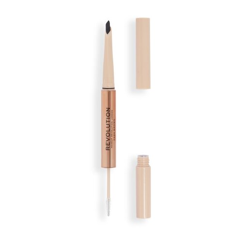 Revolution izdelek za definicijo obrvi - Fluffy Brow Filter Duo - Dark Brown Slike