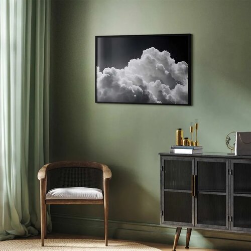  Plakat Discover the Infinite Play of Sunlight &amp;ndash; Clouds and Shadows in the Sky 42x29.7 Crni okvir Slike
