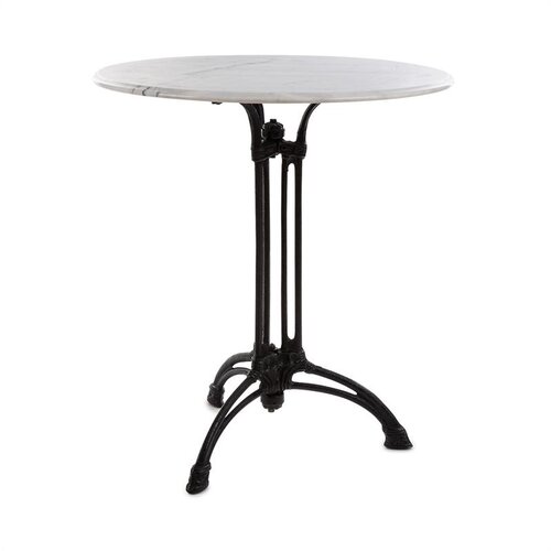 Blumfeldt Patras-XL, bistro miza, 4-Seasons-Marble, odporna na zmrzovanje, črna Cene