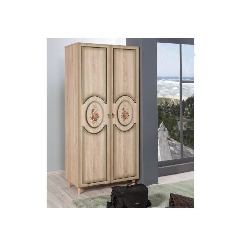 Hanah home Ormar Stil 90x192x52cm Hrast Slike