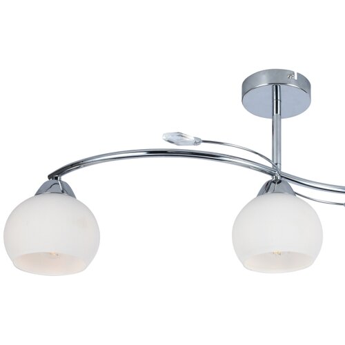  Luster na &amp;scaron;ipci CONNOR 3xE27/15W/230V sjajni hrom/bela Slike