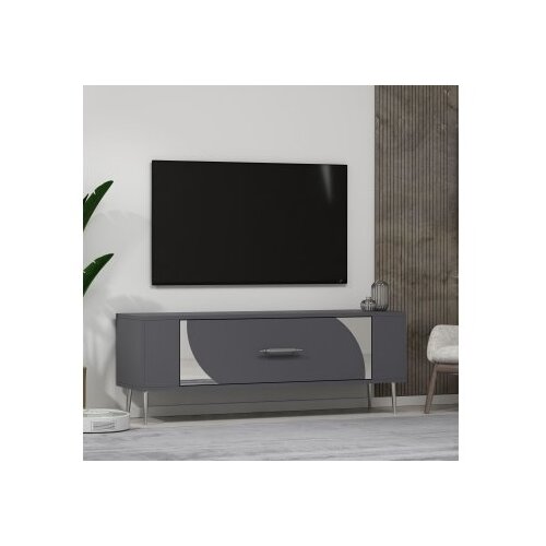 Hanah home tv polica Retrop2 anthracite silver Cene