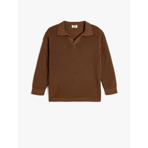 Koton Polo Neck Sweater Ribbed Long Sleeve Slike