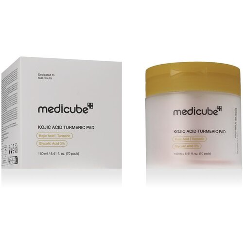 MEDICUBE Kojic Acid Turmeric Pad jastučići s tonikom 70 kom Slike