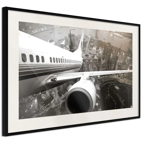  Poster - Plane Wing 45x30