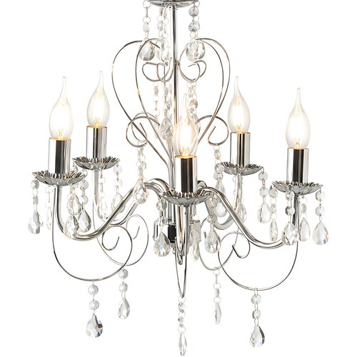 Toolight Elegantni Luster EBT008-5CP CHROME Slike