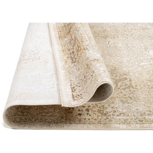 Dieter Knoll VINTAGE PREPROGA 140/200 cm tkano rumena Slike