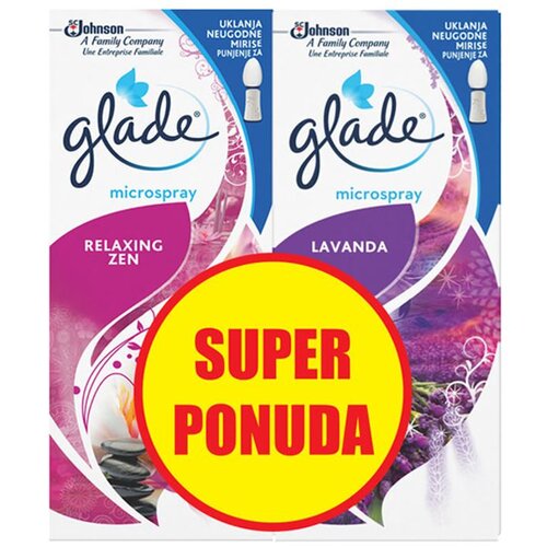 Glade microspray punjenje za osvježivač zraka duo pakiranje Cene