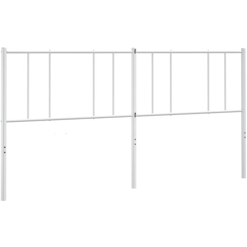  Metalno zamjensko uzglavlje bijelo 180 cm Slike