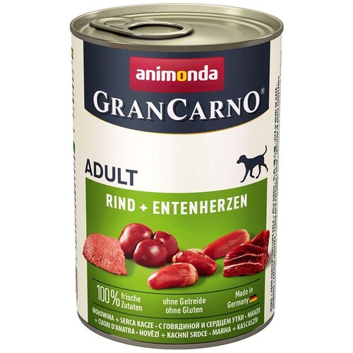 Animonda GranCarno Dog Adult Govedina i Pačija Srca - 400 g Slike