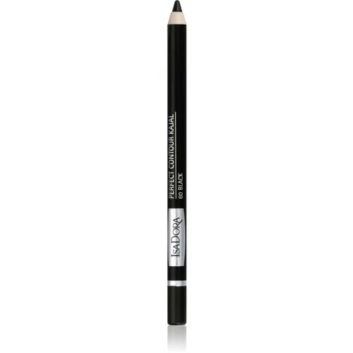 IsaDora Perfect Contour Kajal kajal svinčnik za oči odtenek 60 Black 1,2 g