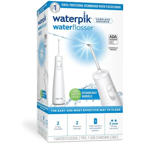 Waterpik Oralni irigator za pranje zuba Cordless Enhance WF21, Beli Cene