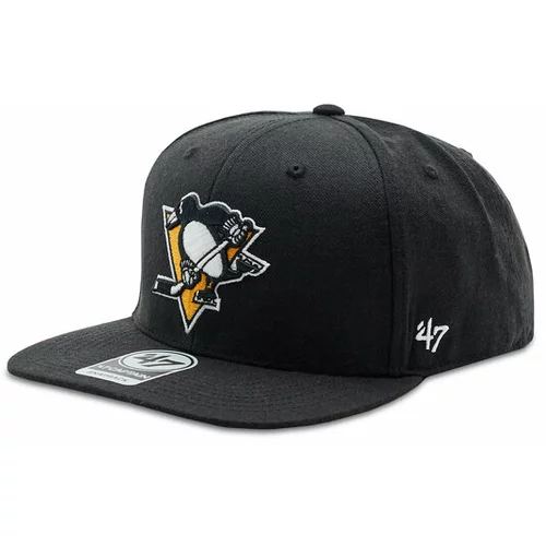 47 Brand Kapa s šiltom NHL Pittsburgh Penguins No Shot '47 CAPTAIN H-NSHOT15WBP-BK Črna