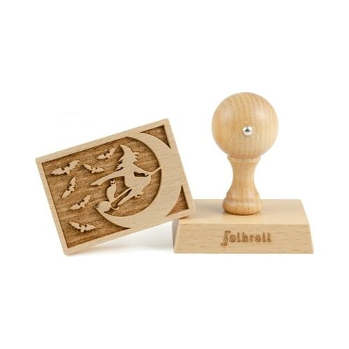 folkroll Witch pečat za piškote, 70 x 50 mm Cene