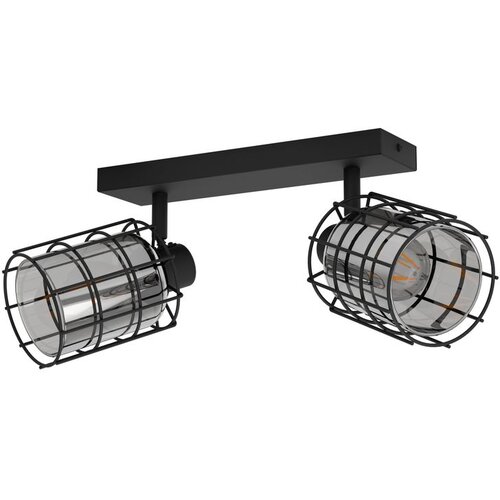 Eglo Spot lampa CONSACA 2xE27 34 cm crna 99712 Slike